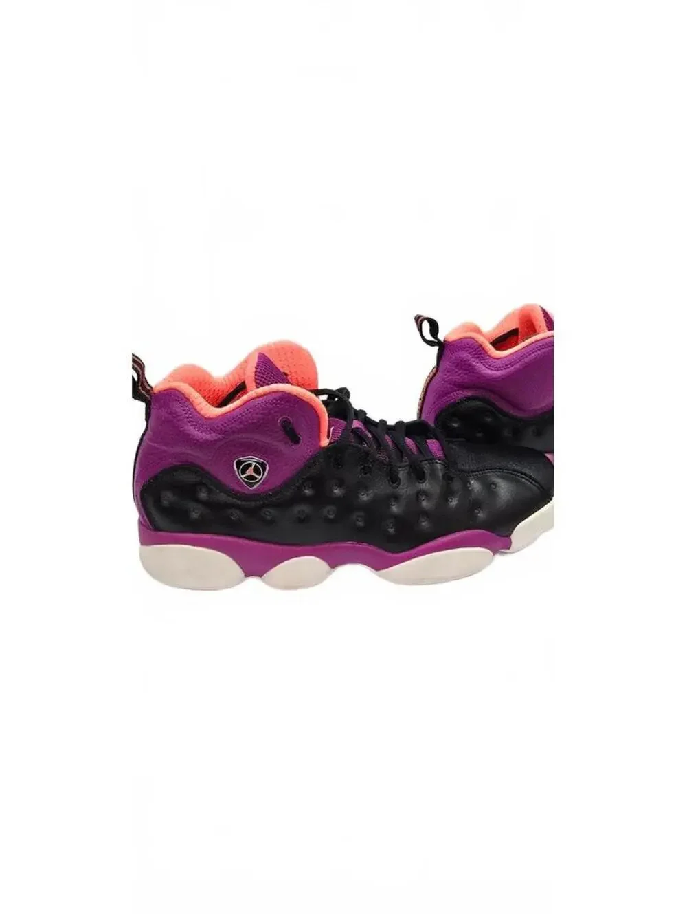 Jordan Jumpman Pro Black Purple Orange Basketball Shoes Size 9.5
